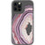 iPhone 13 Pro Pink Lilac Agate Geode Slice Clear Phone Case - The Urban Flair