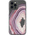 iPhone 13 Pro Max Pink Lilac Agate Geode Slice Clear Phone Case - The Urban Flair