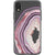 iPhone XR Pink Lilac Agate Geode Slice Clear Phone Case - The Urban Flair