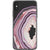iPhone XS Max Pink Lilac Agate Geode Slice Clear Phone Case - The Urban Flair