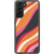 Pink Orange Abstract Lines Clear Phone Case Galaxy S21 exclusively offered by The Urban Flair