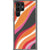 Pink Orange Abstract Lines Clear Phone Case Galaxy S22 Ultra exclusively offered by The Urban Flair