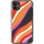 Pink Orange Abstract Lines Clear Phone Case iPhone 11 exclusively offered by The Urban Flair