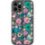 Pretty Pastel Pressed Flower Print Clear Phone Case iPhone 12 Pro Max exclusively offered by The Urban Flair