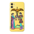 2 of Cups Psychedelic Aesthetic Tarot Card Clear Phone Case - The Urban Flair