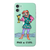 Page of Cups Psychedelic Aesthetic Tarot Card Clear Phone Case - The Urban Flair