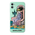 Queen of Cups Psychedelic Aesthetic Tarot Card Clear Phone Case - The Urban Flair