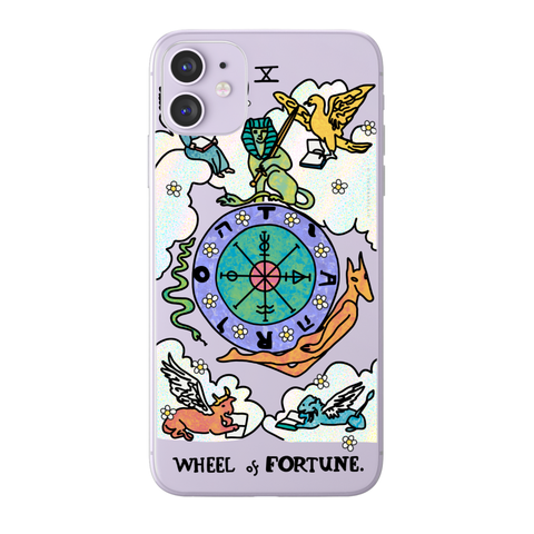 The Fool Psychedelic Aesthetic Tarot Card Clear Phone Case - The Urban Flair