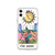 Psychedelic Aesthetic Tarot Card Clear Phone Case by The Urban Flair (Trippy Psychedelic Aesthetic Tarot Card Clear Phone Case For iPhone 11 Pro Max 7 8 Plus SE 2020 XR XS The Urban Flair Star Moon Sun Fool iPhone 11 The Moon Exclusively at The Urban Flair)