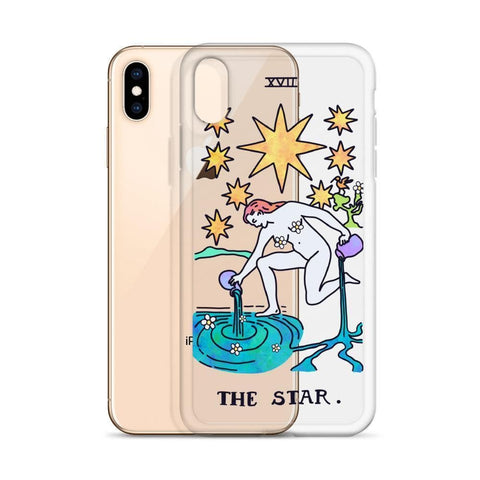Psychedelic Aesthetic Tarot Card Clear Phone Case by The Urban Flair (Psychedelic Aesthetic Tarot Card Clear Phone Case iPhone 11 Pro Max The Sun exclusively at the Urban Flair!)