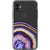 iPhone 11 Purple Agate Slice Clear Phone Case - The Urban Flair