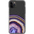 iPhone 11 Pro Purple Agate Slice Clear Phone Case - The Urban Flair