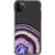 iPhone 11 Pro Max Purple Agate Slice Clear Phone Case - The Urban Flair