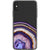iPhone XS Max Purple Agate Slice Clear Phone Case - The Urban Flair