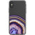 iPhone X/XS Purple Agate Slice Clear Phone Case - The Urban Flair
