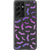 Galaxy S21 Ultra Purple Bats Clear Phone Case - The Urban Flair