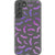 Purple Bats Clear Phone Case Galaxy S22 Plus exclusively offered by The Urban Flair
