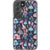 Purple Blue Mushrooms Clear Phone Case Galaxy S22 exclusively offered by The Urban Flair