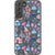 Purple Blue Mushrooms Clear Phone Case Galaxy S22 Plus exclusively offered by The Urban Flair