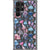 Purple Blue Mushrooms Clear Phone Case Galaxy S22 Ultra exclusively offered by The Urban Flair