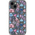 iPhone 13 Purple Blue Mushrooms Clear Phone Case - The Urban Flair