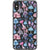 iPhone XS Max Purple Blue Mushrooms Clear Phone Case - The Urban Flair