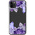 iPhone 11 Pro Max Purple Crystal Cluster Clear Phone Case - The Urban Flair