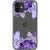 iPhone 12 Purple Crystal Cluster Clear Phone Case - The Urban Flair