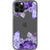 iPhone 13 Pro Purple Crystal Cluster Clear Phone Case - The Urban Flair