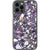 iPhone 12 Pro Max Purple Terrazzo Specks Clear Phone Case - The Urban Flair