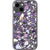 iPhone 13 Purple Terrazzo Specks Clear Phone Case - The Urban Flair