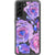 Purple Watercolor Flowers Clear Phone Case Galaxy S21 Plus exclusively offered by The Urban Flair