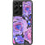 Purple Watercolor Flowers Clear Phone Case Galaxy S21 Ultra exclusively offered by The Urban Flair