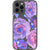 Purple Watercolor Flowers Clear Phone Case iPhone 12 Pro Max exclusively offered by The Urban Flair