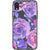 Purple Watercolor Flowers Clear Phone Case iPhone XR exclusively offered by The Urban Flair
