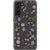 Purple Wild Pressed Flower Print Clear Phone Case Galaxy S21 Plus exclusively offered by The Urban Flair
