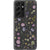 Purple Wild Pressed Flower Print Clear Phone Case Galaxy S21 Ultra exclusively offered by The Urban Flair