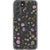 Purple Wild Pressed Flower Print Clear Phone Case Galaxy S22 exclusively offered by The Urban Flair