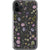 Purple Wild Pressed Flower Print Clear Phone Case iPhone 11 Pro exclusively offered by The Urban Flair