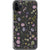 Purple Wild Pressed Flower Print Clear Phone Case iPhone 11 Pro Max exclusively offered by The Urban Flair