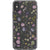Purple Wild Pressed Flower Print Clear Phone Case iPhone X/XS exclusively offered by The Urban Flair