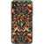 iPhone XS Max Retro 70s Stitched Embroidery Print Clear Phone Case - The Urban Flair