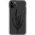 iPhone 11 Pro Retro Cactus Line Art Clear Phone Case - The Urban Flair