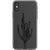 iPhone X/XS Retro Cactus Line Art Clear Phone Case - The Urban Flair