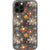 Retro Fall Flowers Clear Phone Case iPhone 12 Pro exclusively offered by The Urban Flair