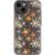 Retro Fall Flowers Clear Phone Case iPhone 13 exclusively offered by The Urban Flair