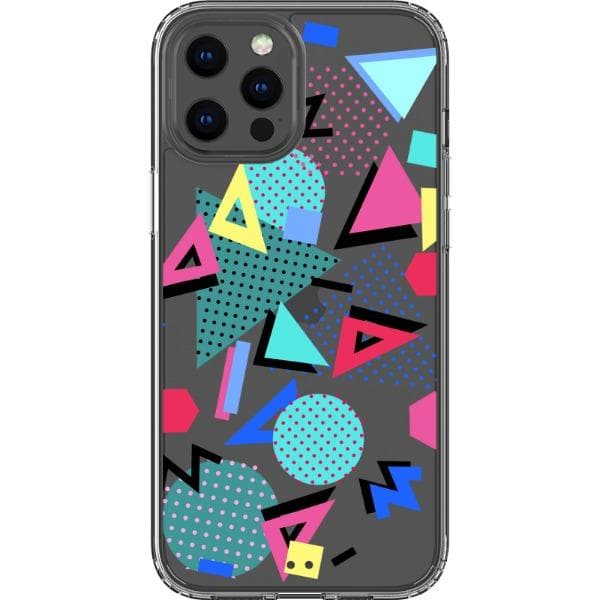 Retro Memphis Clear Phone Case Retro Memphis Clear Phone Case