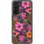 Retro Smiley Face Daisies Clear Phone Case Galaxy S21 exclusively offered by The Urban Flair