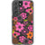 Retro Smiley Face Daisies Clear Phone Case Galaxy S22 exclusively offered by The Urban Flair