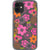 Retro Smiley Face Daisies Clear Phone Case iPhone 12 Mini exclusively offered by The Urban Flair
